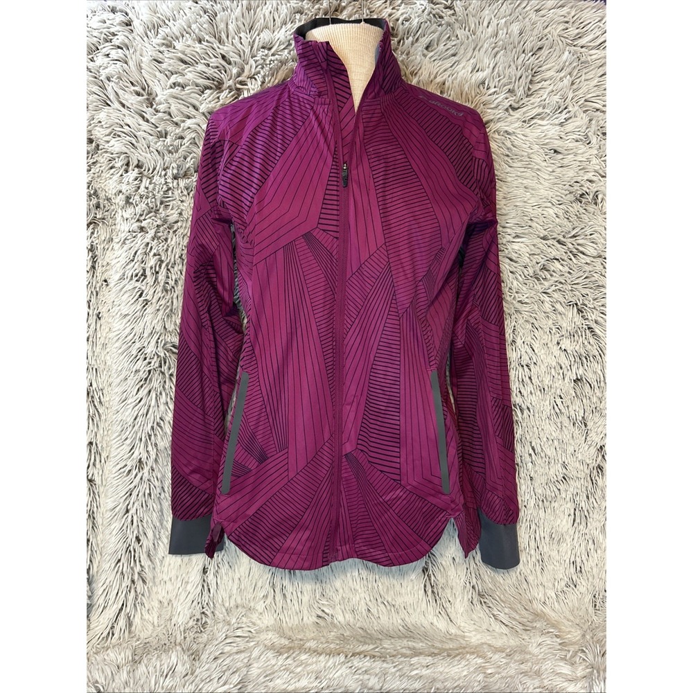 Brooks Run Happy Drift Shell Jacket Size‎ Small Reflective Windbreaker 220971